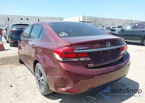 2015 Honda Civic Ex from USA, damaged, VIN 2HGFB2F86FH553206